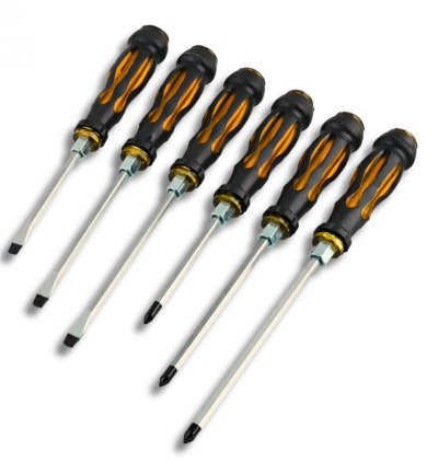 طقم 6 مفكات يدوية قابلة للطرق