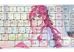 كيبورد وماوس مع رسمات