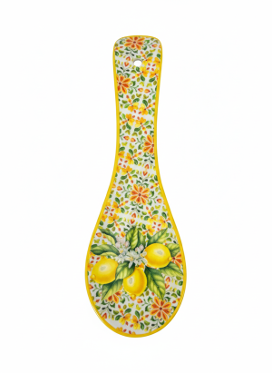 ملعقة فخار مزخرف