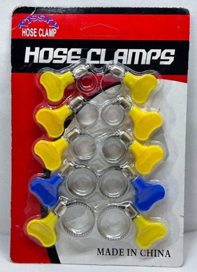 مجموعة مرابط معنية بأحجام مختلفة مع يد